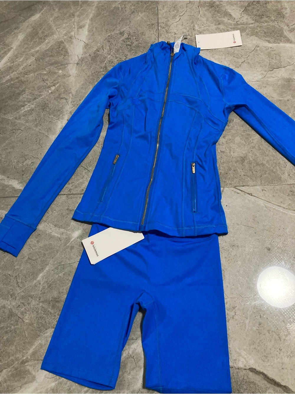 lululemon athletica Women's Bright Blue Zip-Up Active Jacket